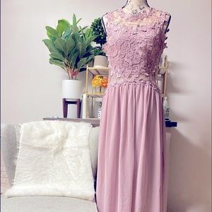 Lace Purple Dress